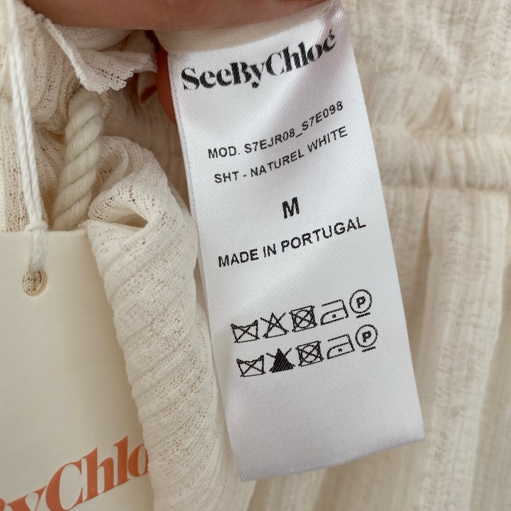 NWT See by Chloe Tiered Voile Maxi Dress - Picture 9 of 10